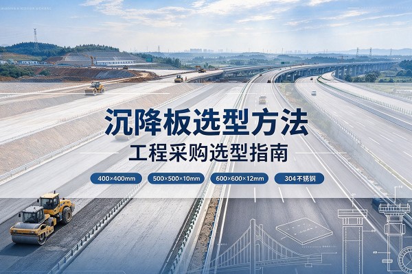 秀洲沉降板选择方法
