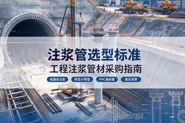 秀洲注浆管选型标准