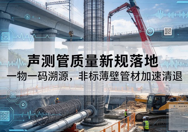 秀洲声测管质量新规落地，一物一码溯源，非标薄壁管材加速清退
