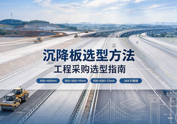 秀洲沉降板选择方法
